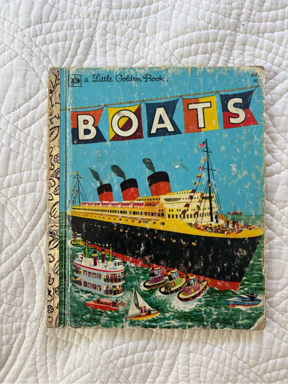 Little Golden Books Boats 1975